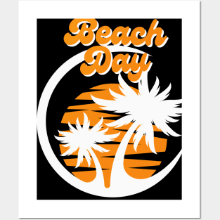 Beach day Posters and Art